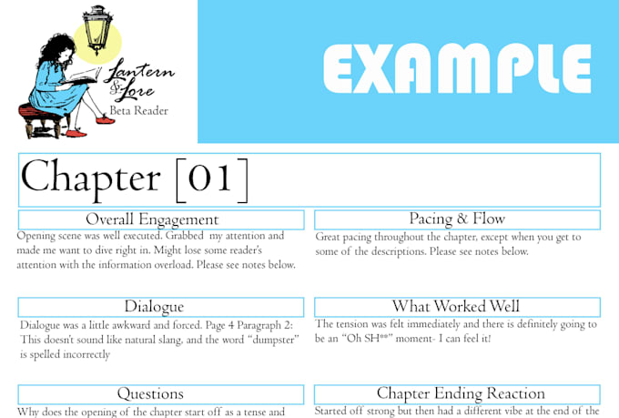 beta read your indie book and provide feedback